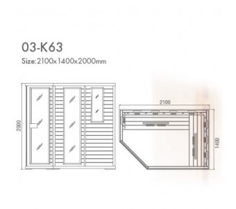  Инфракрасная сауна Koy H03-K63 - фото 2